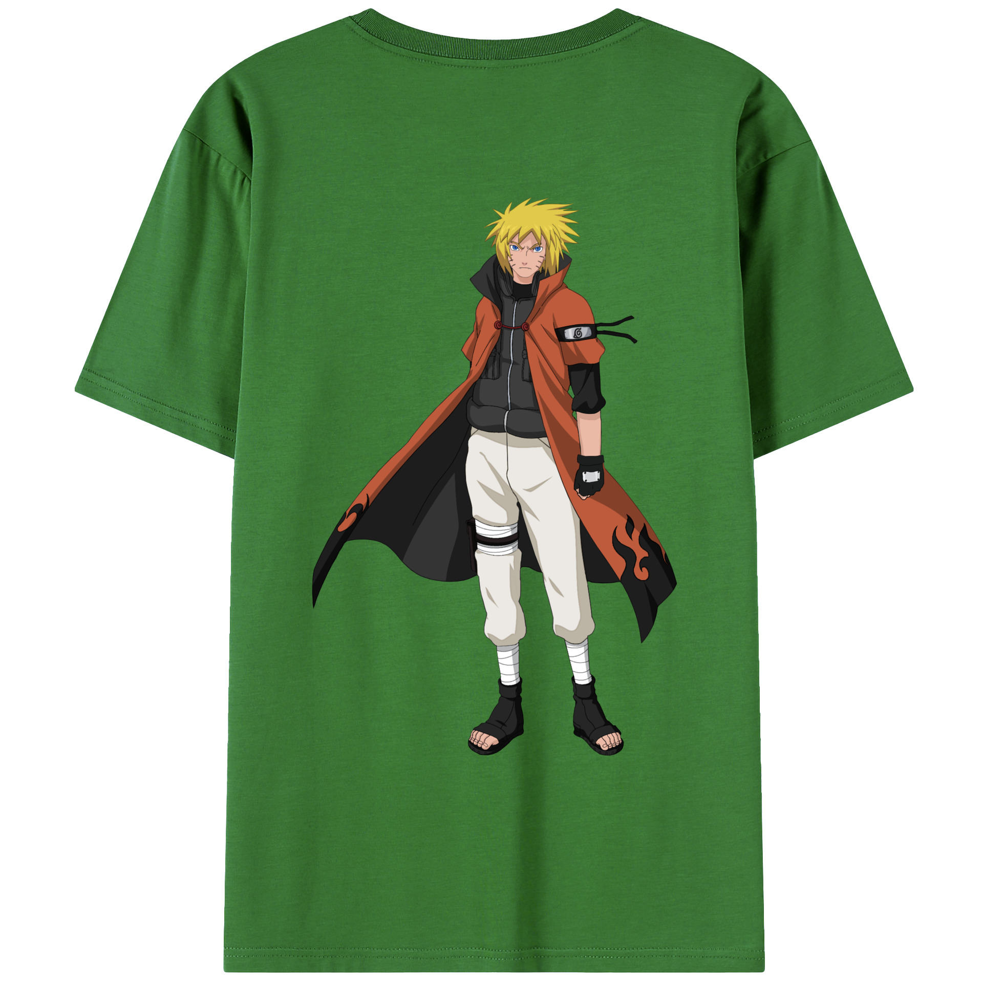 （画像用） NARUTO -ナルト- うずまき ナルト Uzumaki Naruto レディース半袖Tシャツ(バックプリント)